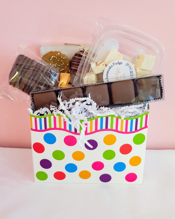 Polka Dot Gift Basket
