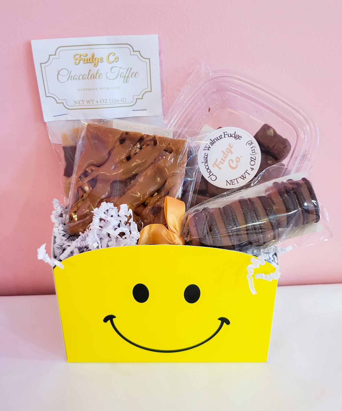 Smiley Gift Basket