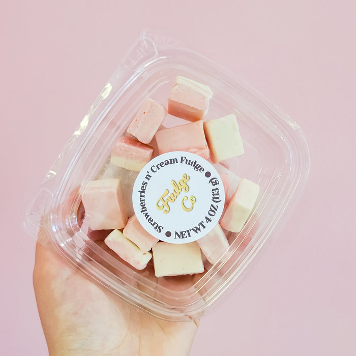 Strawberries n' Cream Fudge