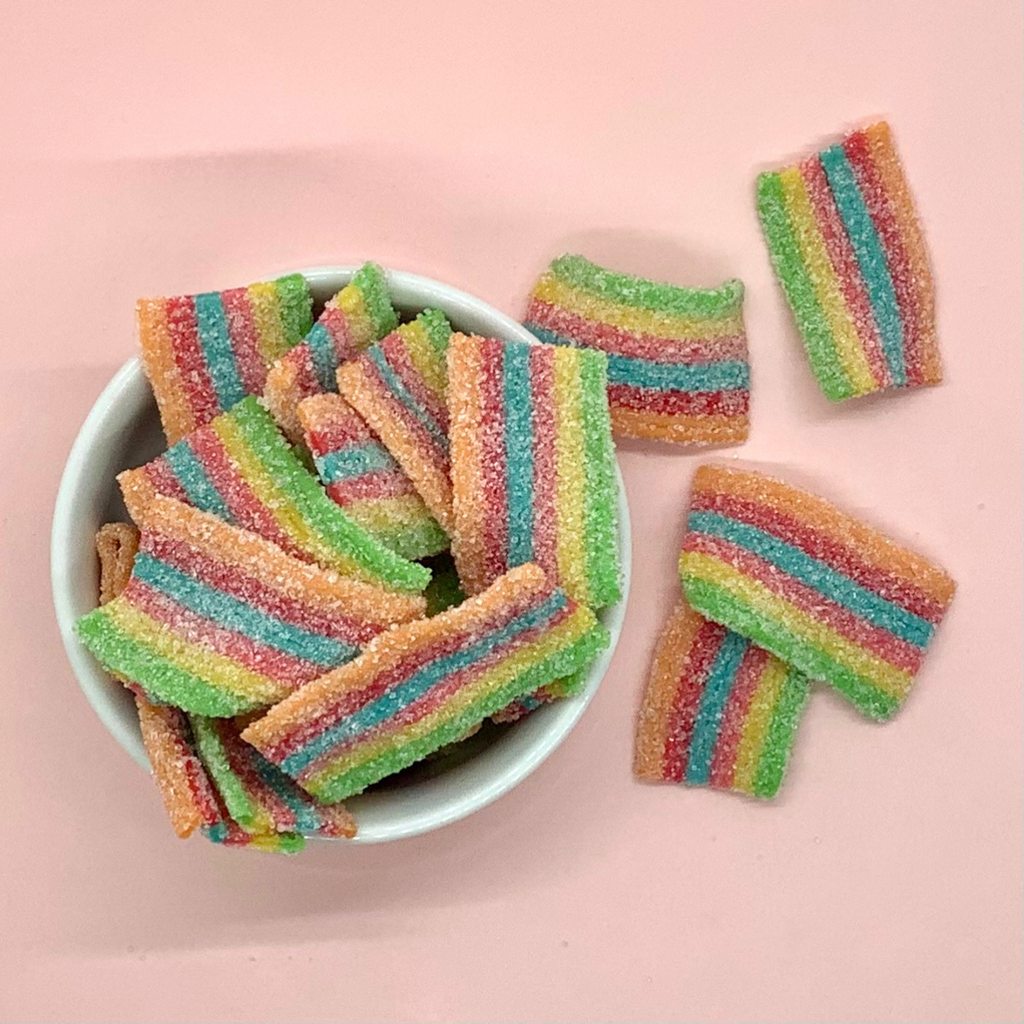 Sour Rainbow Mini Belts