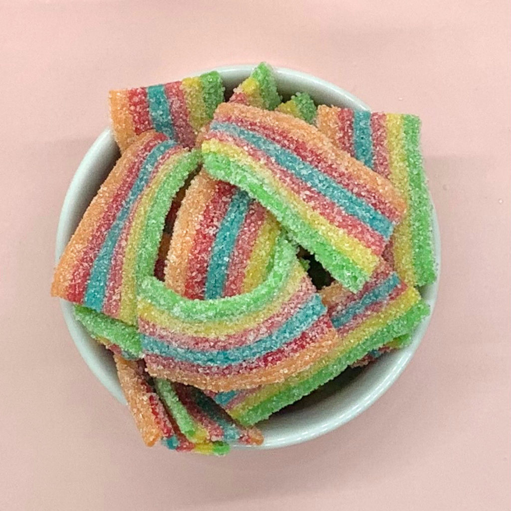 Sour Rainbow Mini Belts