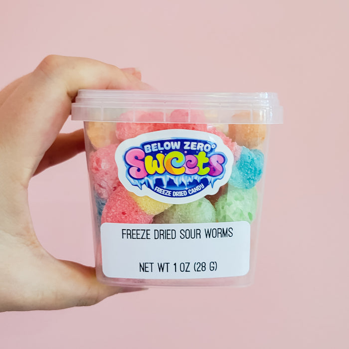 Freeze Dried Sour Worms