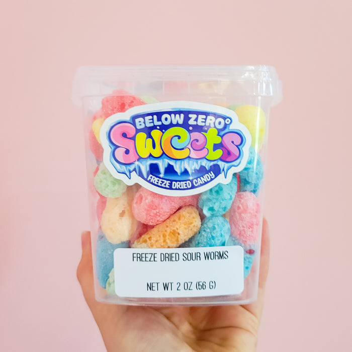 Freeze Dried Sour Worms