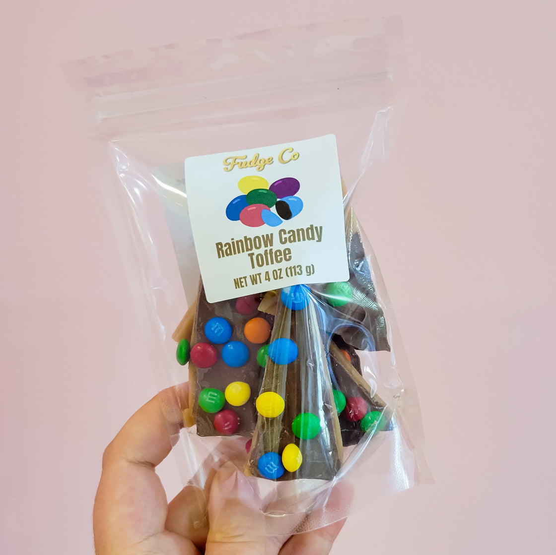 Rainbow Candy Toffee