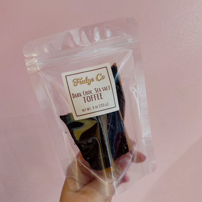 Dark Chocolate Sea Salt Toffee