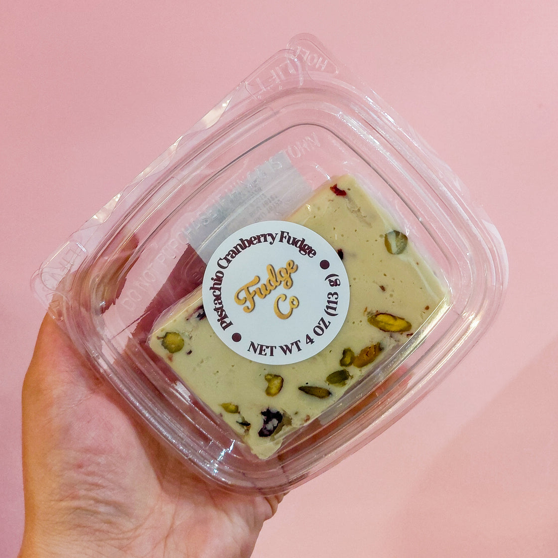 Pistachio Cranberry Fudge
