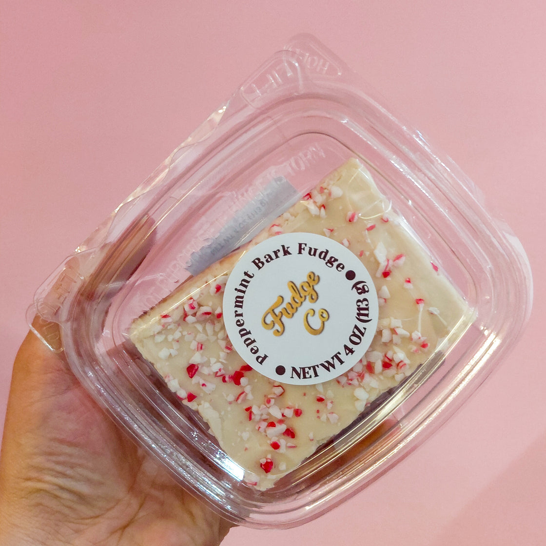 Peppermint Bark Fudge