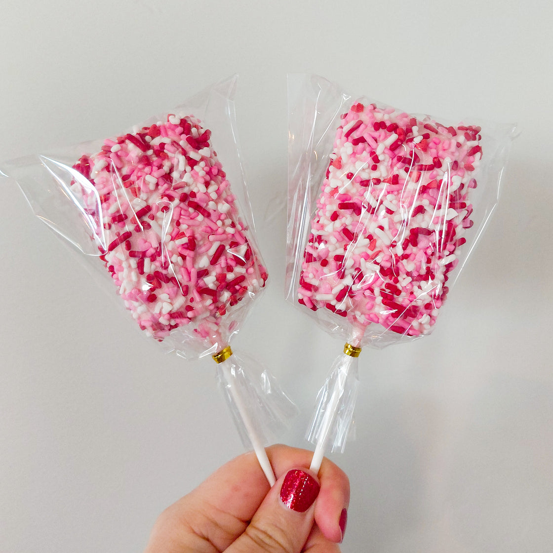 Valentine Rice Crispy Pop