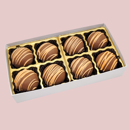 Milk Chocolate Orange Fudge Truffle Box