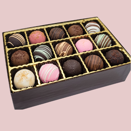 Large Assorted Fudge Truffle Box