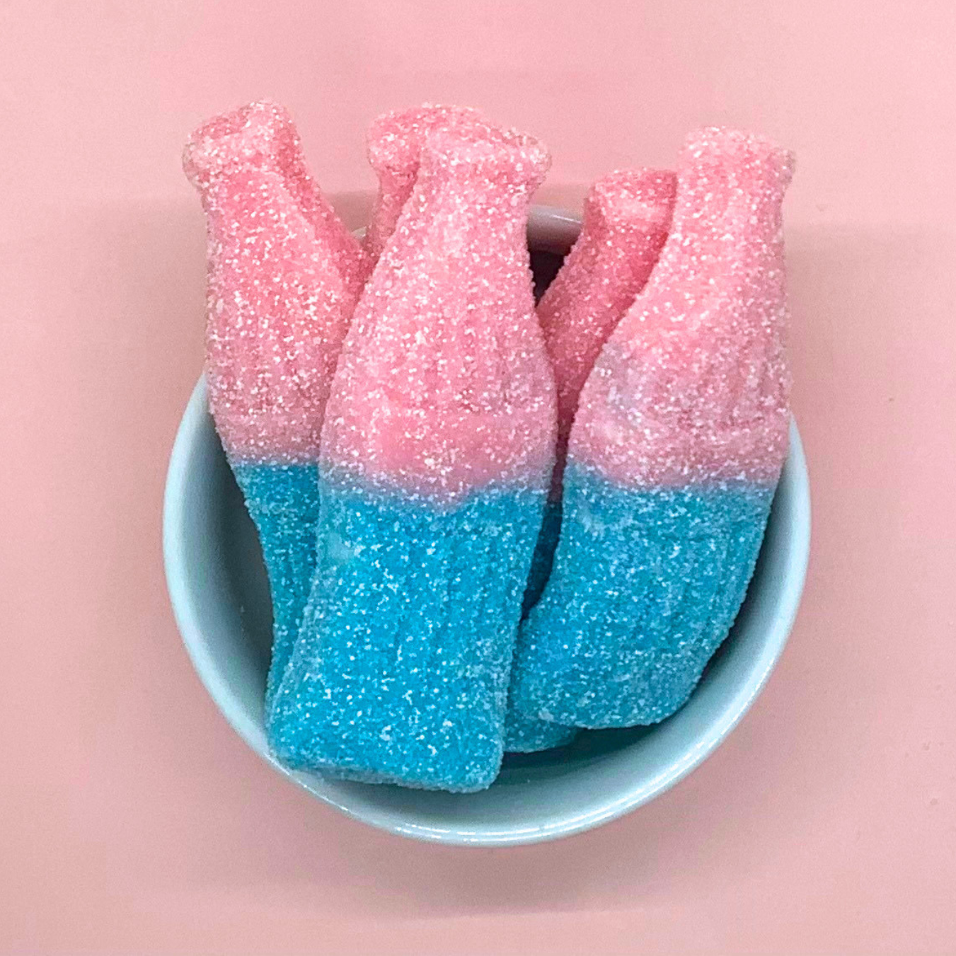 Bubble Gum Sour Giant Gummy Bottles