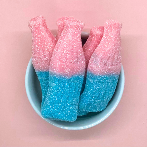 Bubble Gum Sour Giant Gummy Bottles