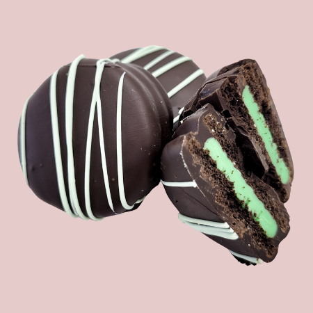 Mint Chocolate Dipped Oreo