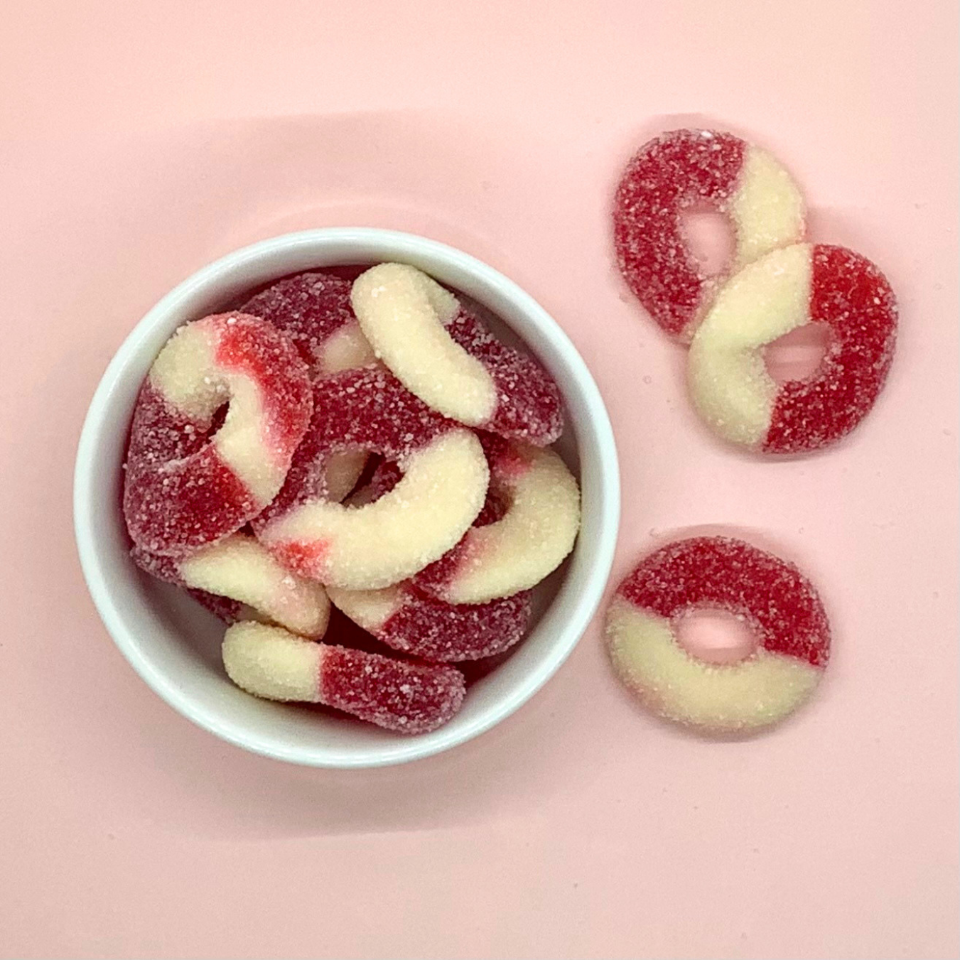 Gummy Cherry Rings