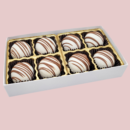 Zebra Fudge Truffle Box
