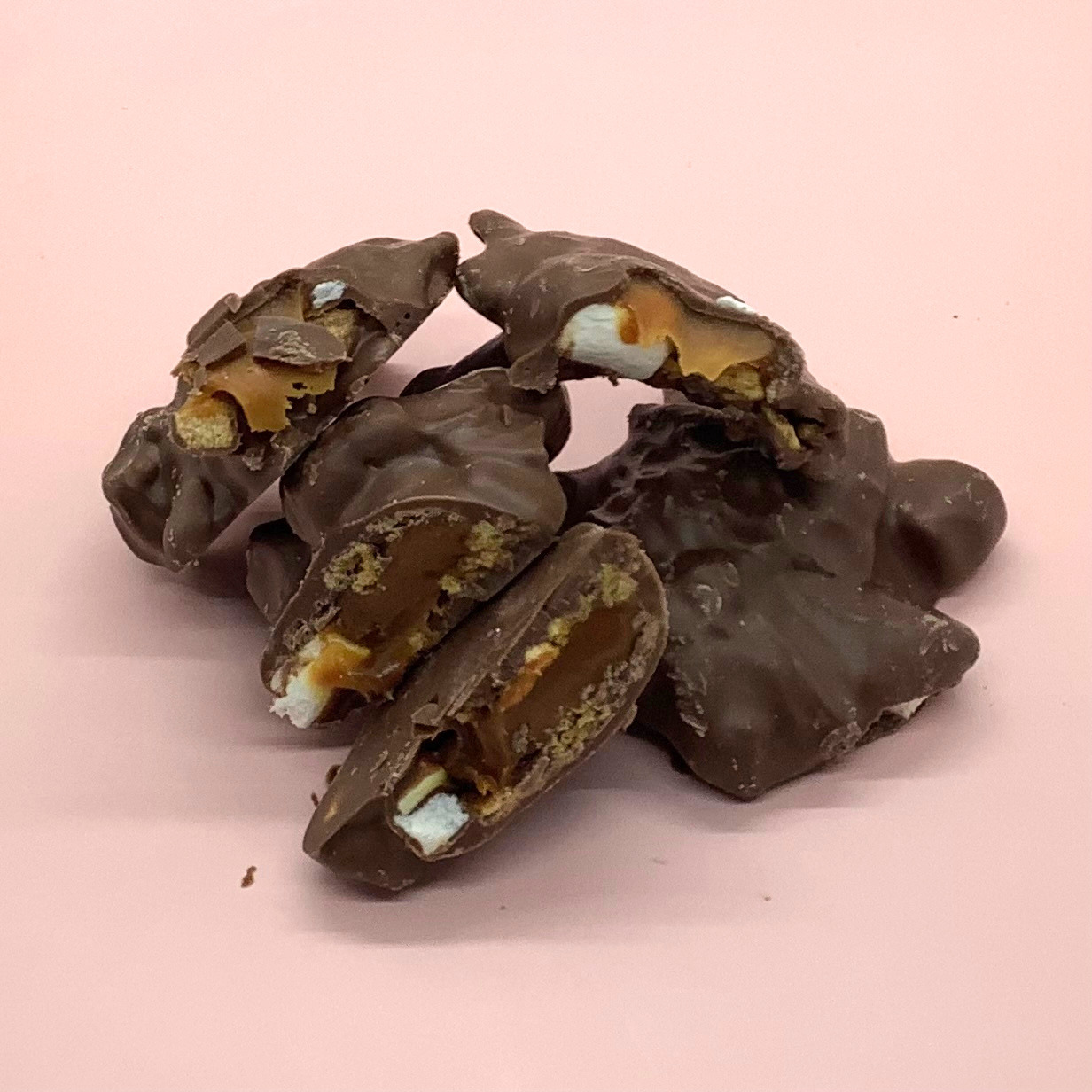 Caramel S'mores Clusters