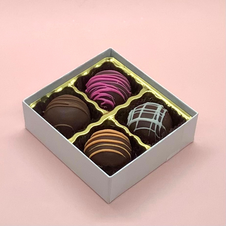 Dark Chocolate Fudge Truffle Box