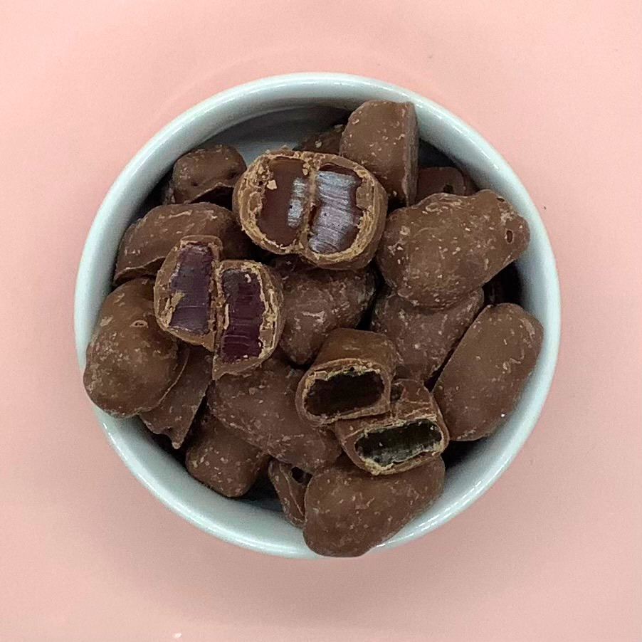 Milk Choc. Dipped Gummy Bears