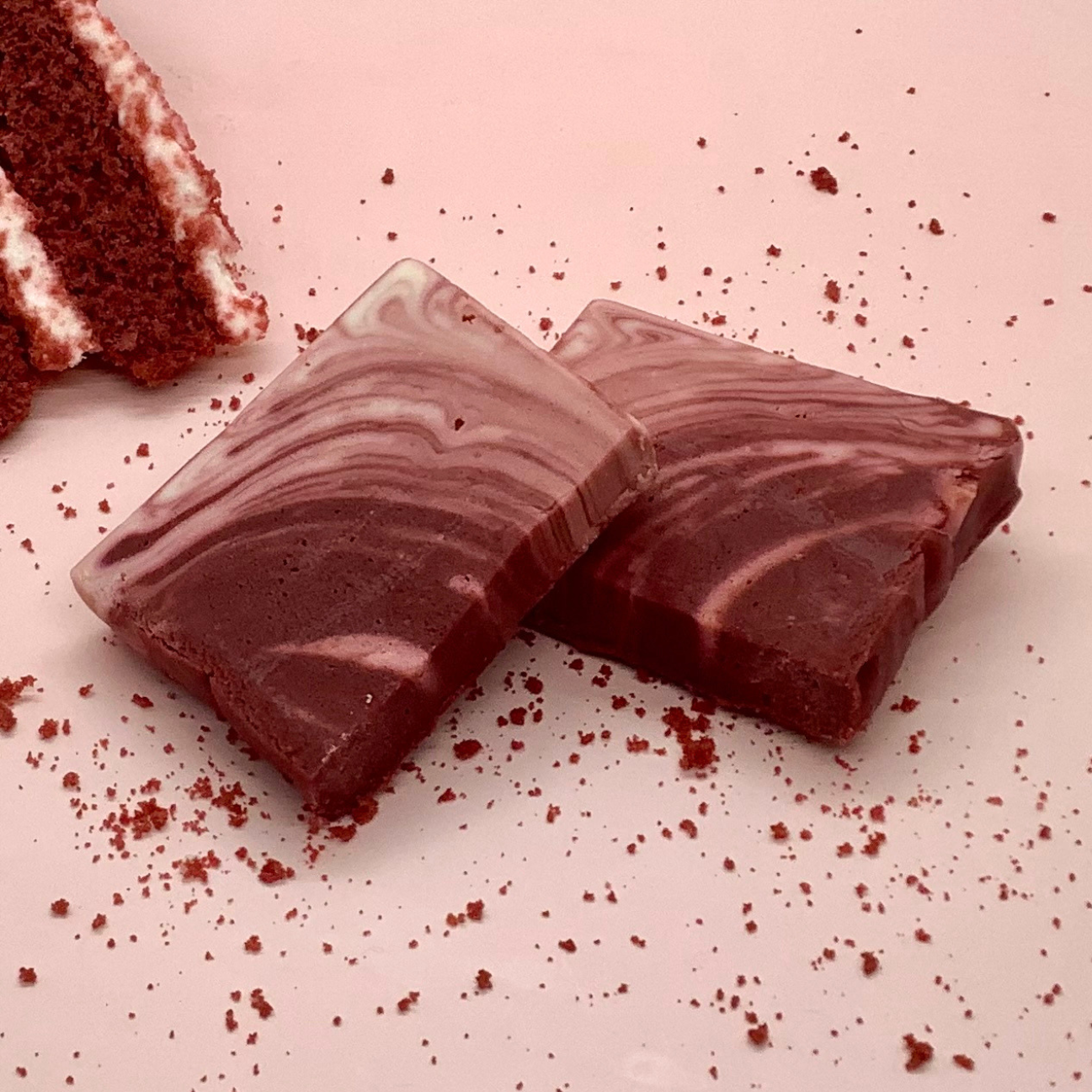 Red Velvet Cheesecake Fudge