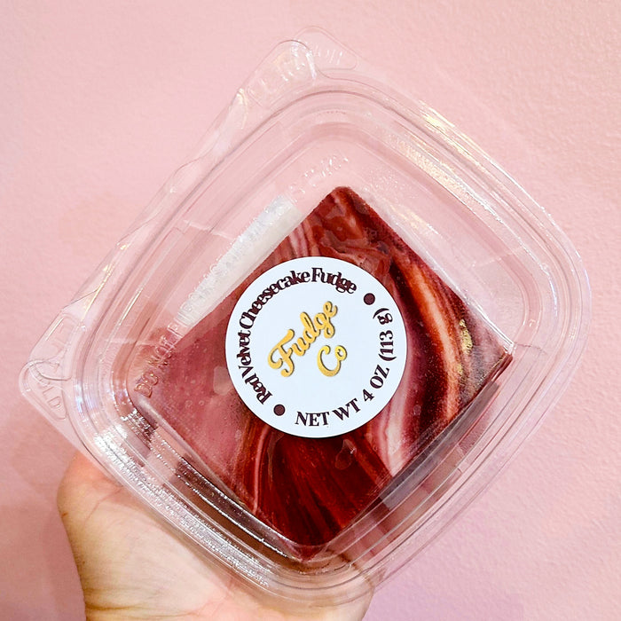 Red Velvet Cheesecake Fudge