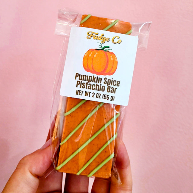 Pumpkin Spice Pistachio Bar