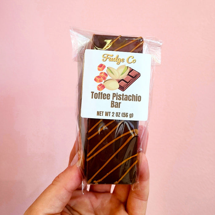 Toffee Pistachio Bar