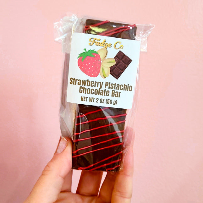 Strawberry Pistachio Chocolate Bar