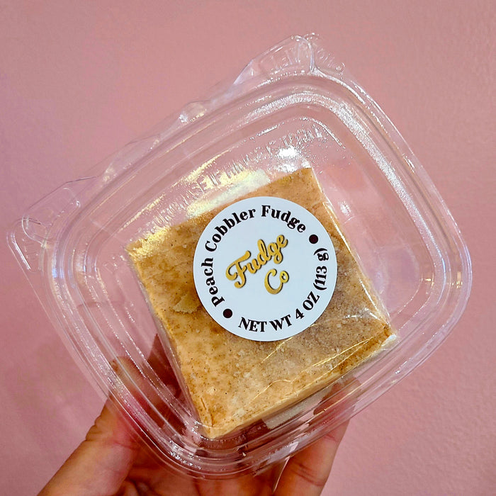 Peach Cobbler Fudge