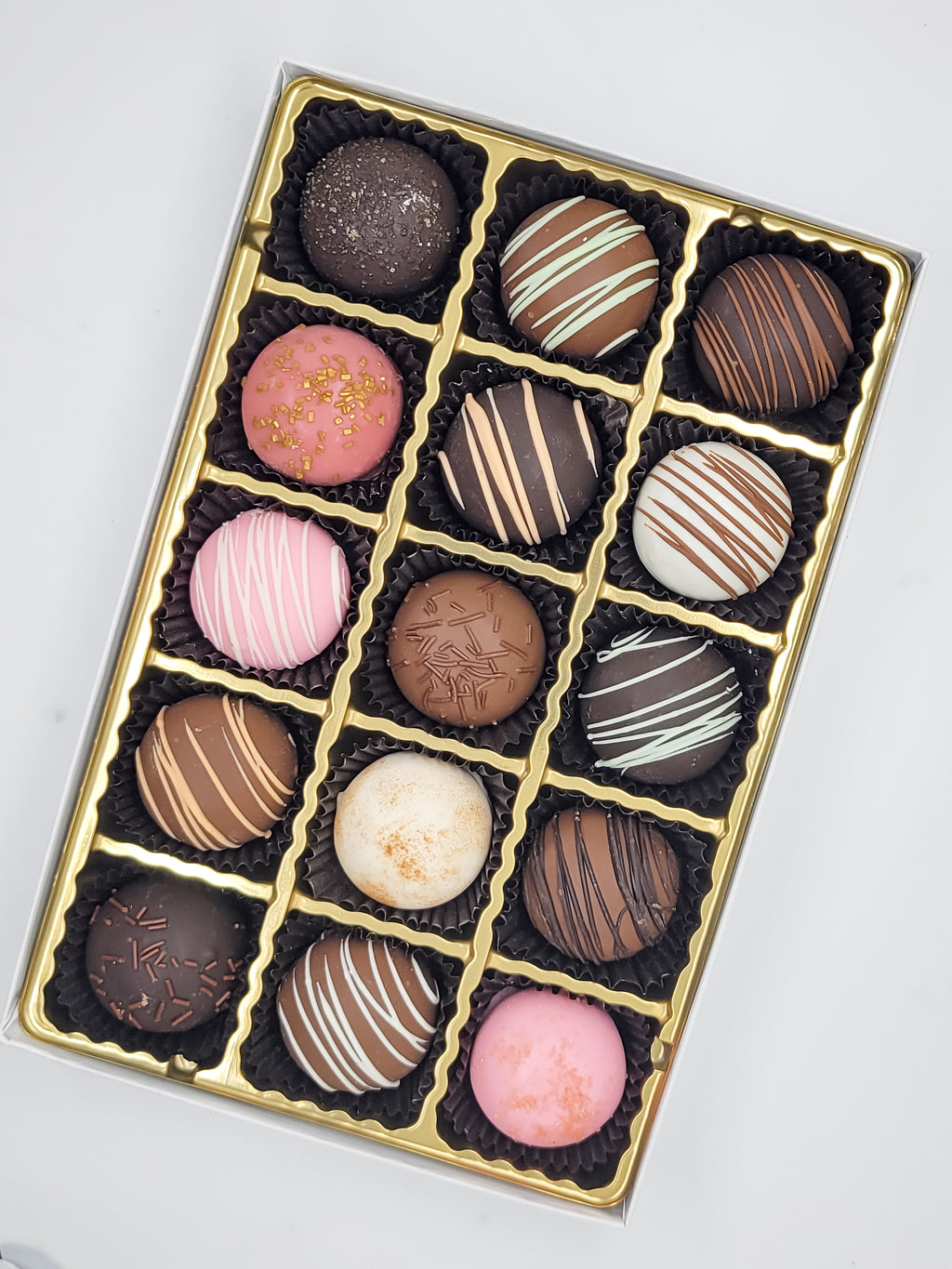 Medium Assorted Fudge Truffle Box