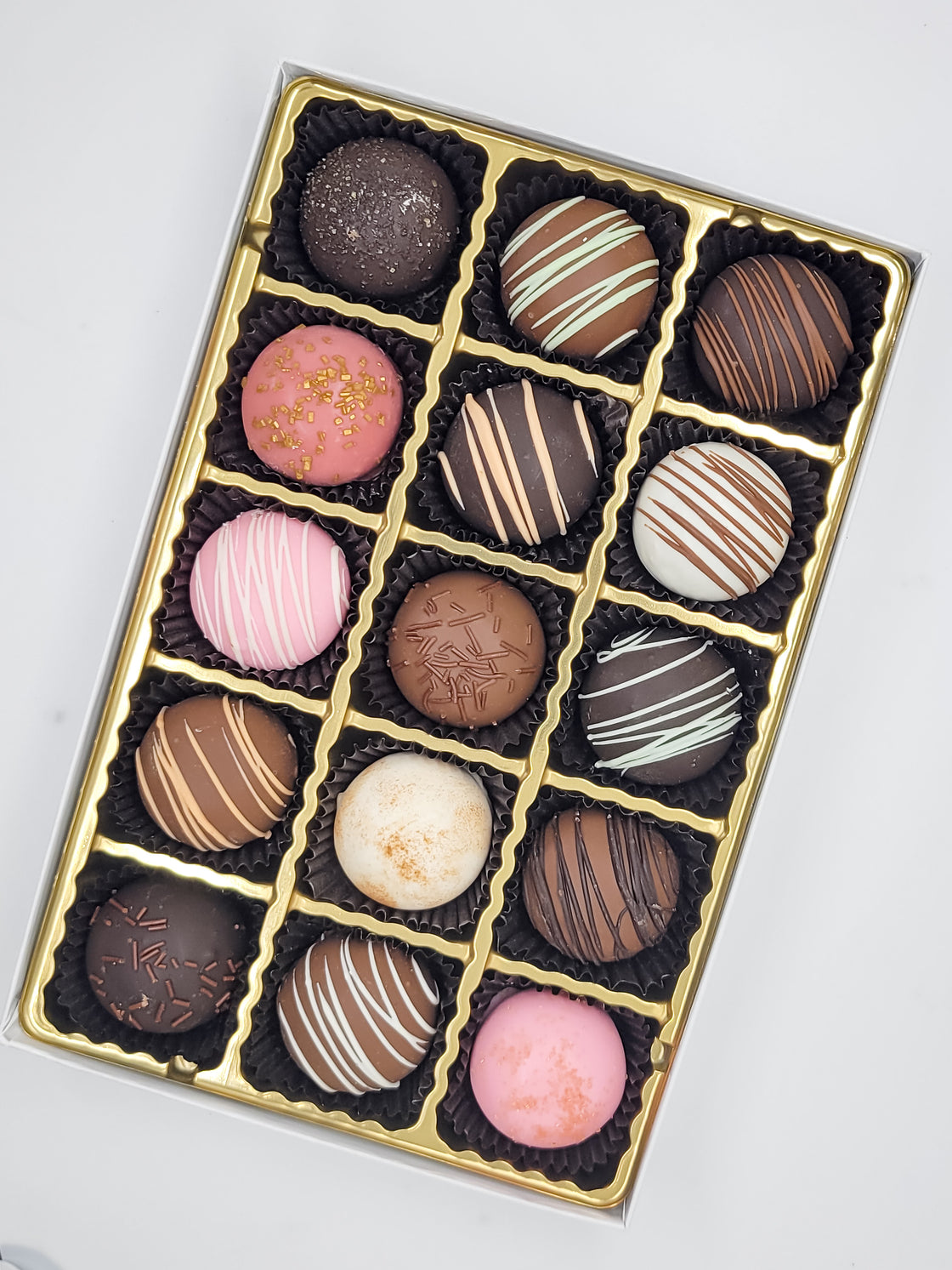 Medium Assorted Fudge Truffle Box