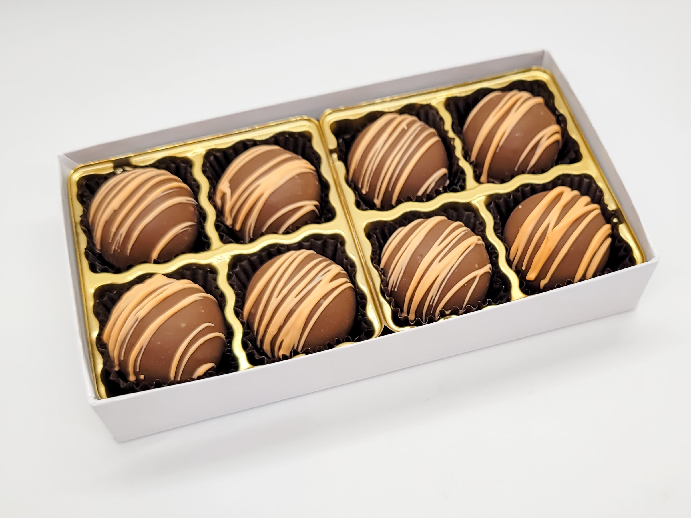 Milk Chocolate Orange Fudge Truffle Box