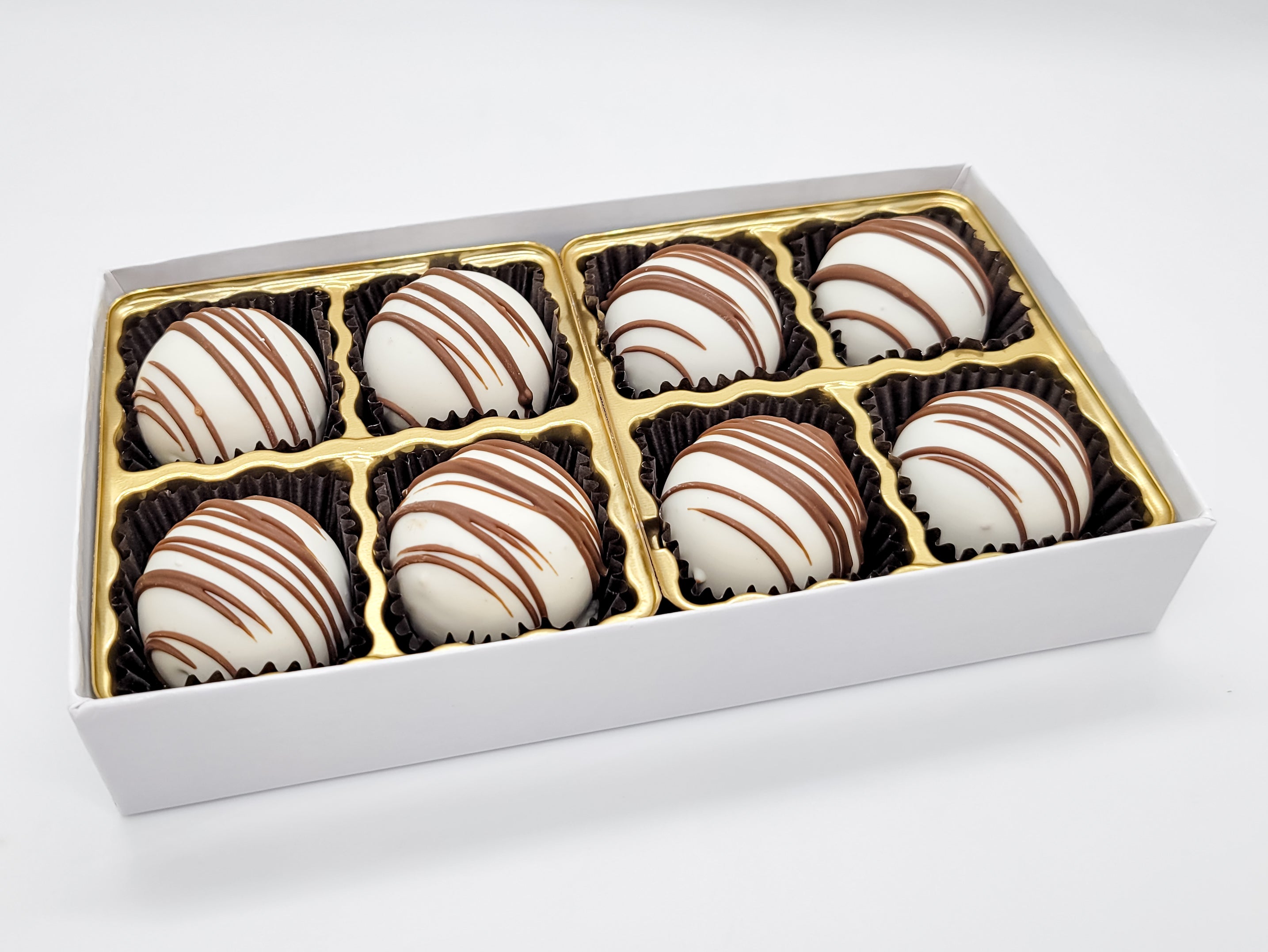 Zebra Fudge Truffle Box