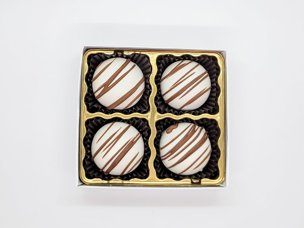 Zebra Fudge Truffle Box