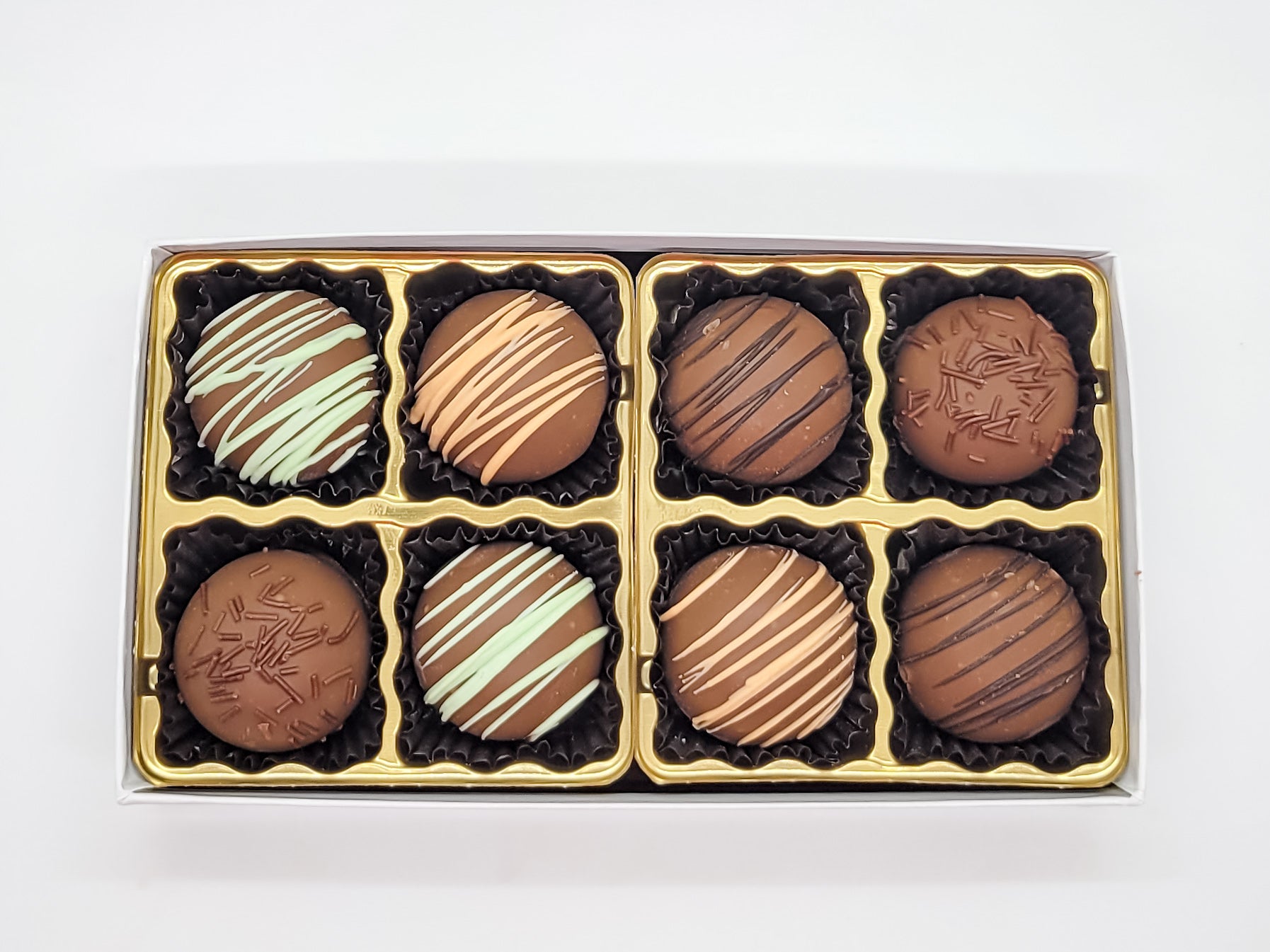 Assorted Milk Chocolate Fudge Truffle Box