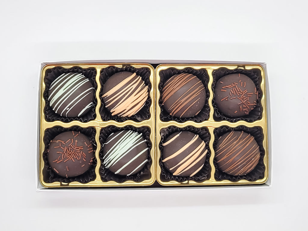 Assorted Dark Chocolate Fudge Truffle Box