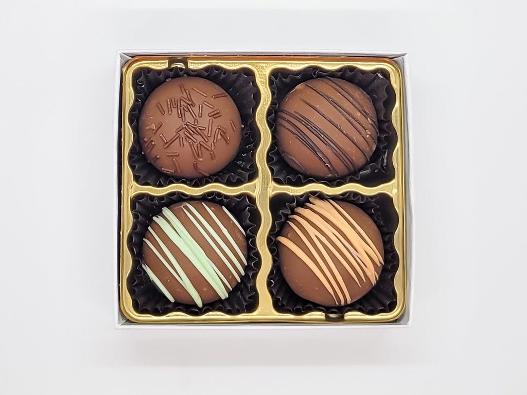 Assorted Milk Chocolate Fudge Truffle Box